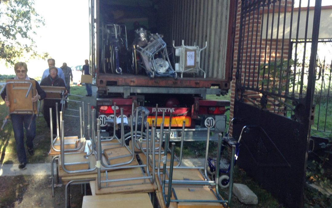 9 éme container envoyé