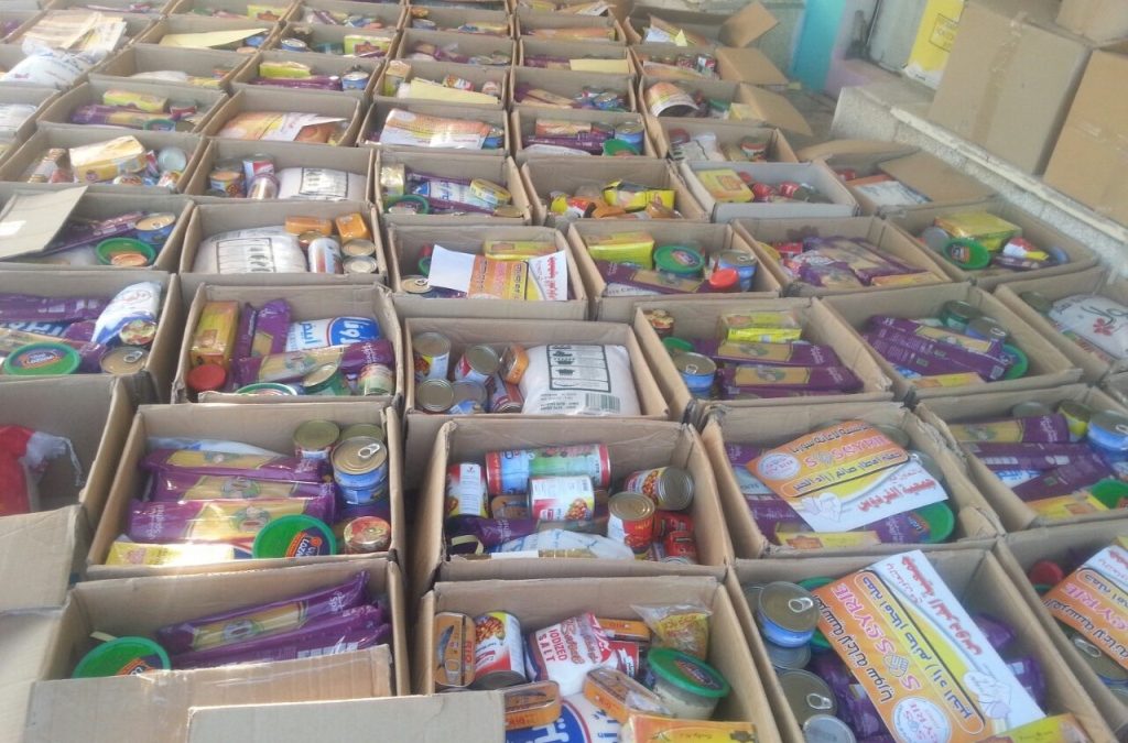 Préparation de colis alimentaires