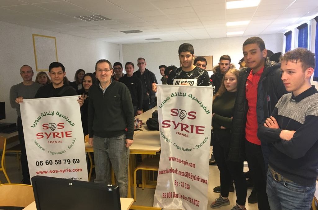 Conférence débat sur la situation en Syrie au Lycée Émile Zola de Bar Le Duc