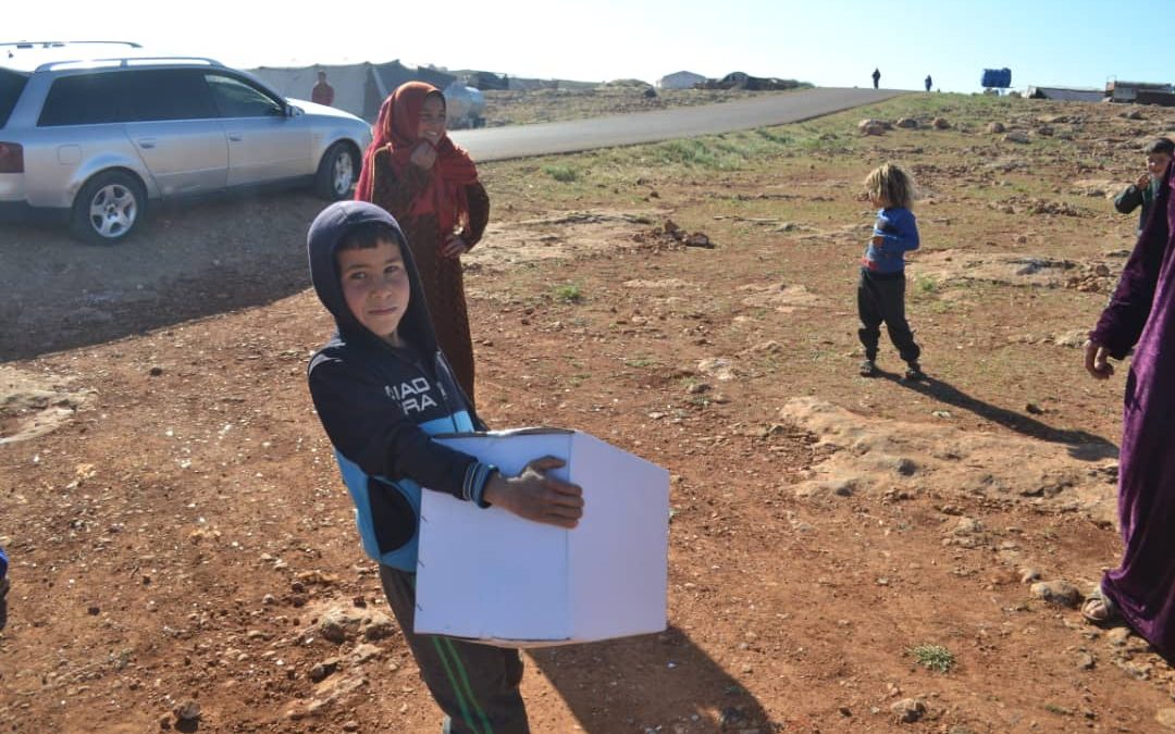 Ramadan 2019 – Distribution de colis alimentaires au nord de la Syrie