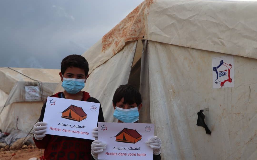 Campagne de prévention COVID19 dans les camps de réfugiés