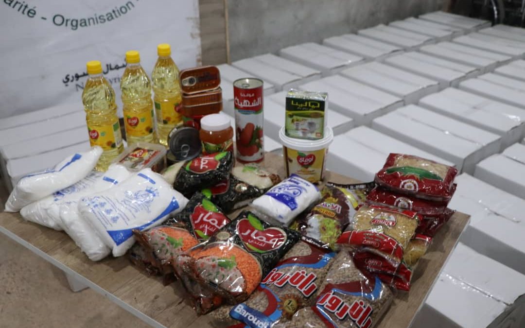 Distribution de colis alimentaire pendant le COVID19