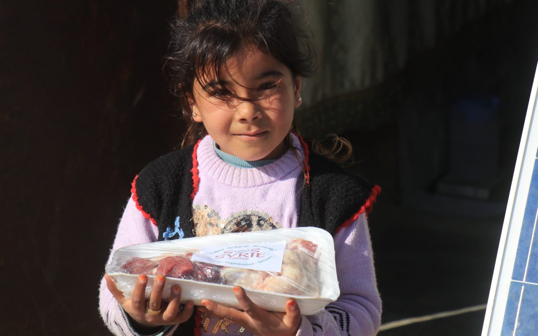 Distribution de colis de viande février 2022