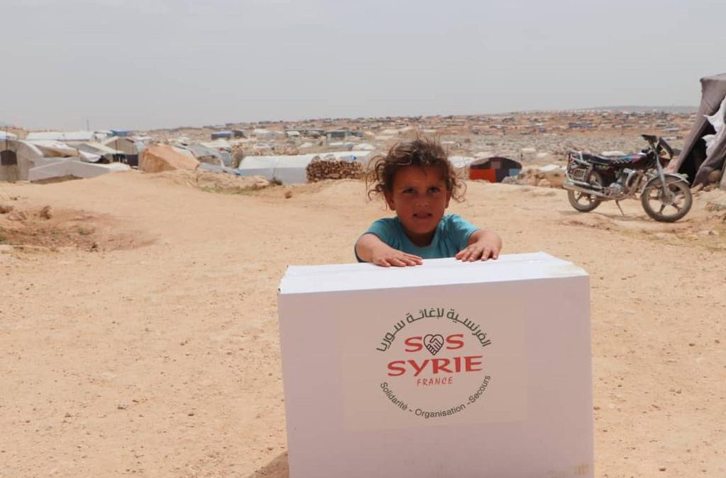 Distribution de colis de première nécessité et d’hygiène