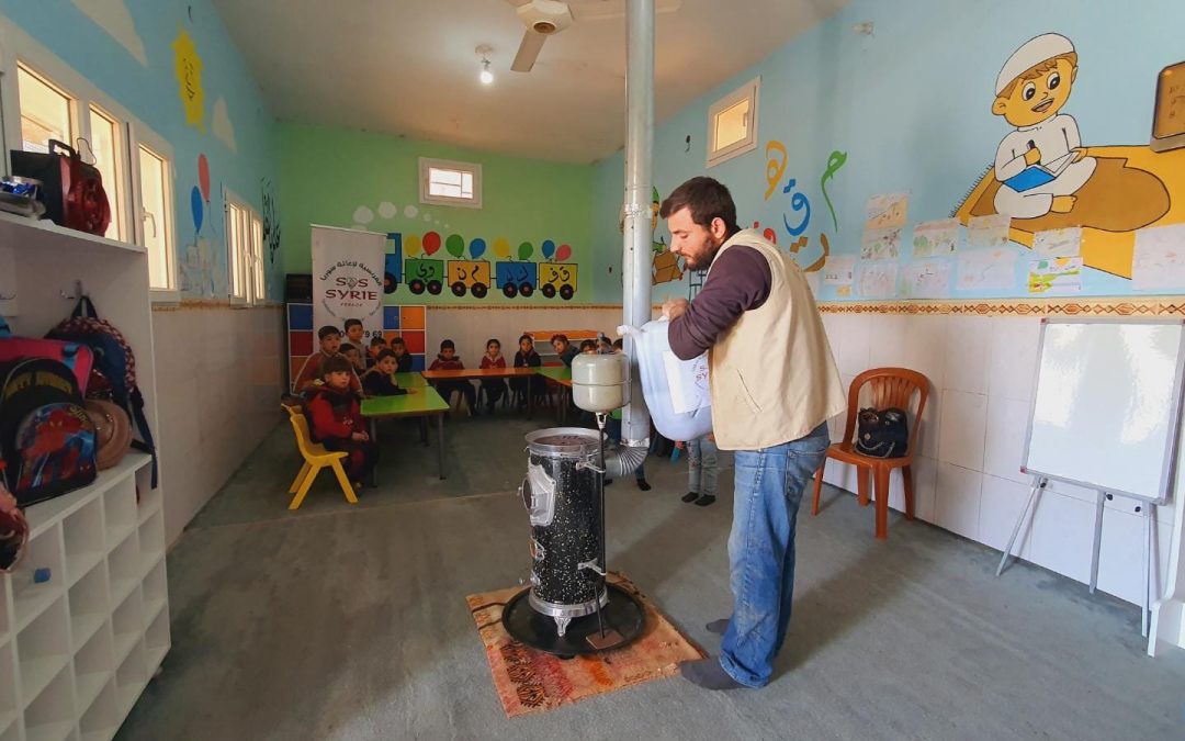 Distribution de fioul pour les écoles