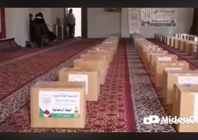 Ramadan 2026 – Colis alimentaires dans le quartier de Al-Hajar al-Aswad, banlieue de Damascus